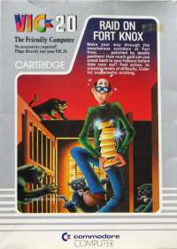 Raid on Fort Knox Vic-20 US box art